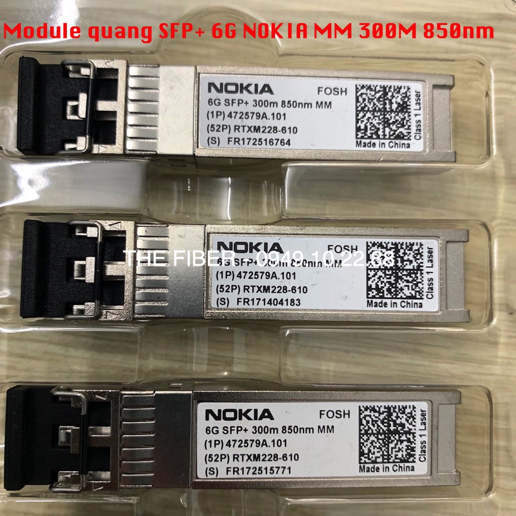 Module quang NOKIA 6G SFP+ 300M 850nm MM (1P）472579A.101