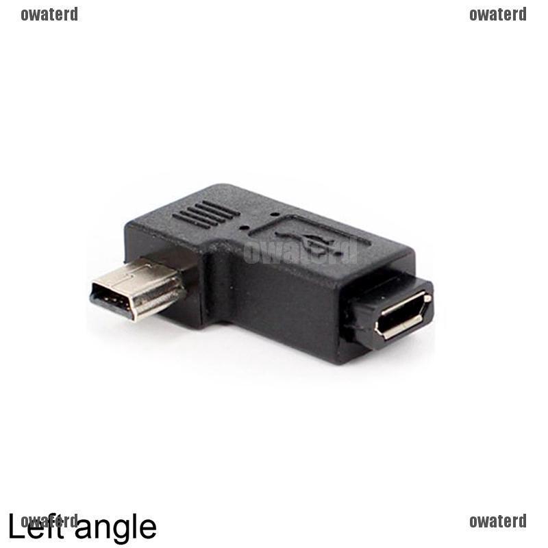 OPD Thiết bị chuyển đổi góc vuông mini USB Type A Male sang Micro USB Female