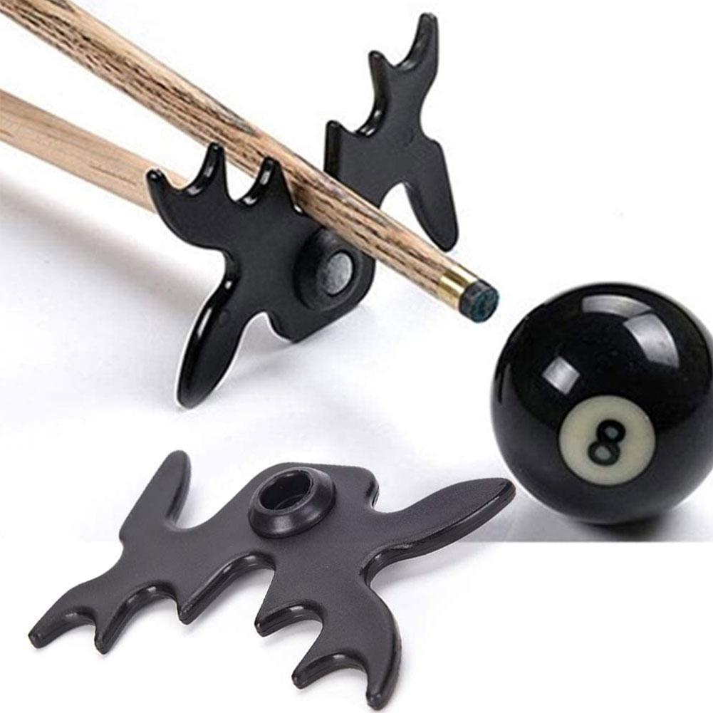 Dụng Cụ Xiên Gậy Bi-Da Đầu Bằng Nhựa Màu Đen/B6Y4