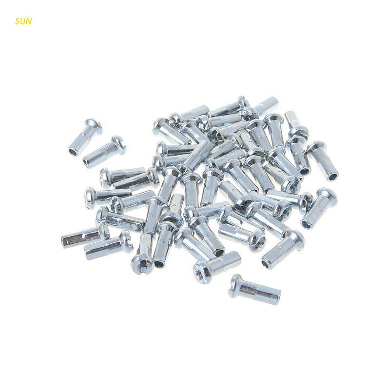 Bộ 50 Nắp Thép 14g 12mm Bảo Vệ Căm Xe Đạp Leo Núi