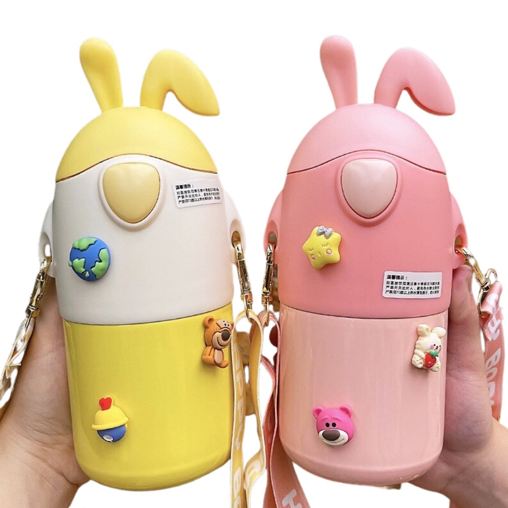 Bình giữ nhiệt cute lõi inox 304 TiLoKi TGN316 dung tích 480ml có dây đeo