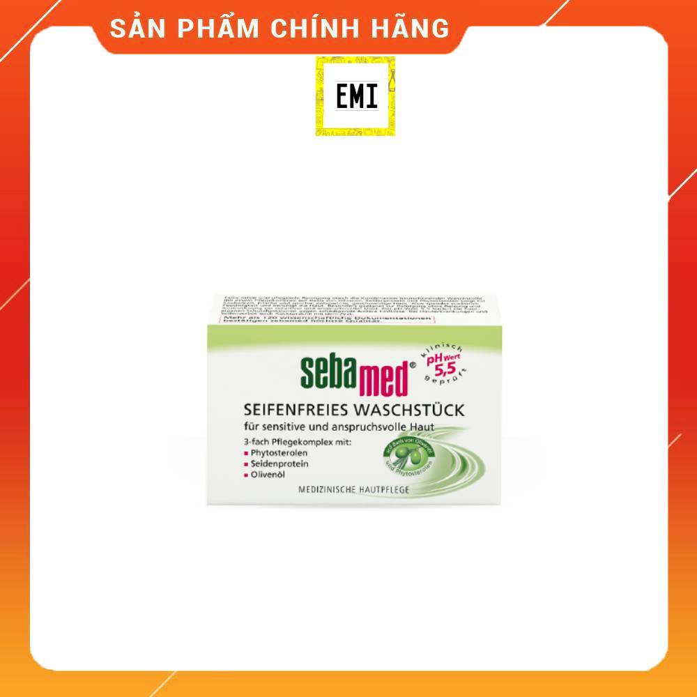 Thanh Làm Sạch Da Kháng Khuẩn Sebamed pH5.5 50g Xà Bông Cục Không Chứa Xà Phòng Hoặc Xút [CÓ BILL ĐỨC] - Hàng Đức