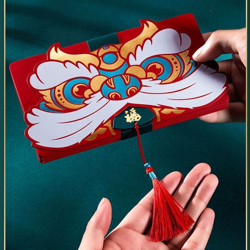 2022 Creative Ang Pao Foldable Red Envelope New Year Angpaw