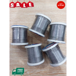 Cuộn hàn thiếc mạch điện tử - hàn linh kiện - loại tốt và xịn thiếc hàn 99.3% đường kính lõi 0.3mm cuộn 40g lõi mỏng