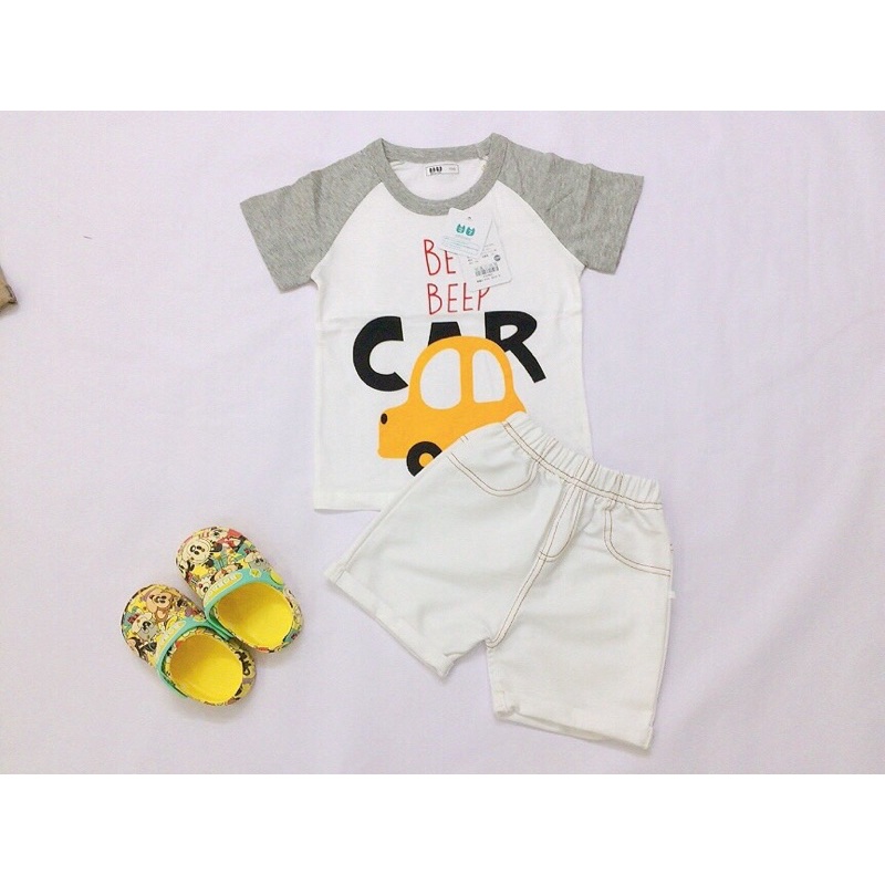 Quần giả jean đùi chất thun jean mềm mại co giãn thoải mái cho bé trai và bé gái