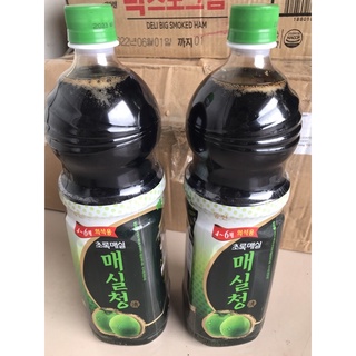 Nước cốt quả mận xanh cô đặc Woonjin Hàn Quốc chai 1,5L