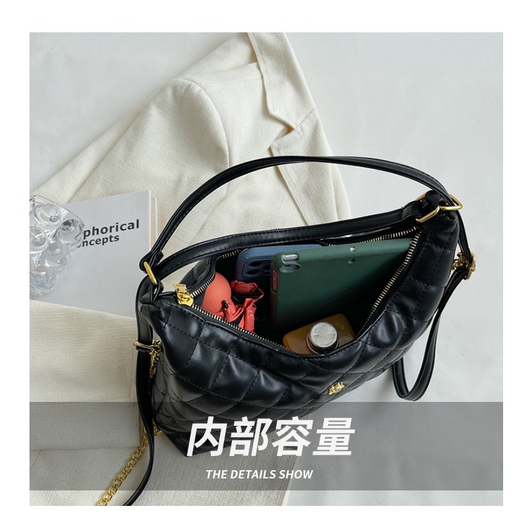 Túi Đeo JASMIN NOIR Chéo Họa Tiết Caro Đính Tua Rua Thời Trang Cho Nữ