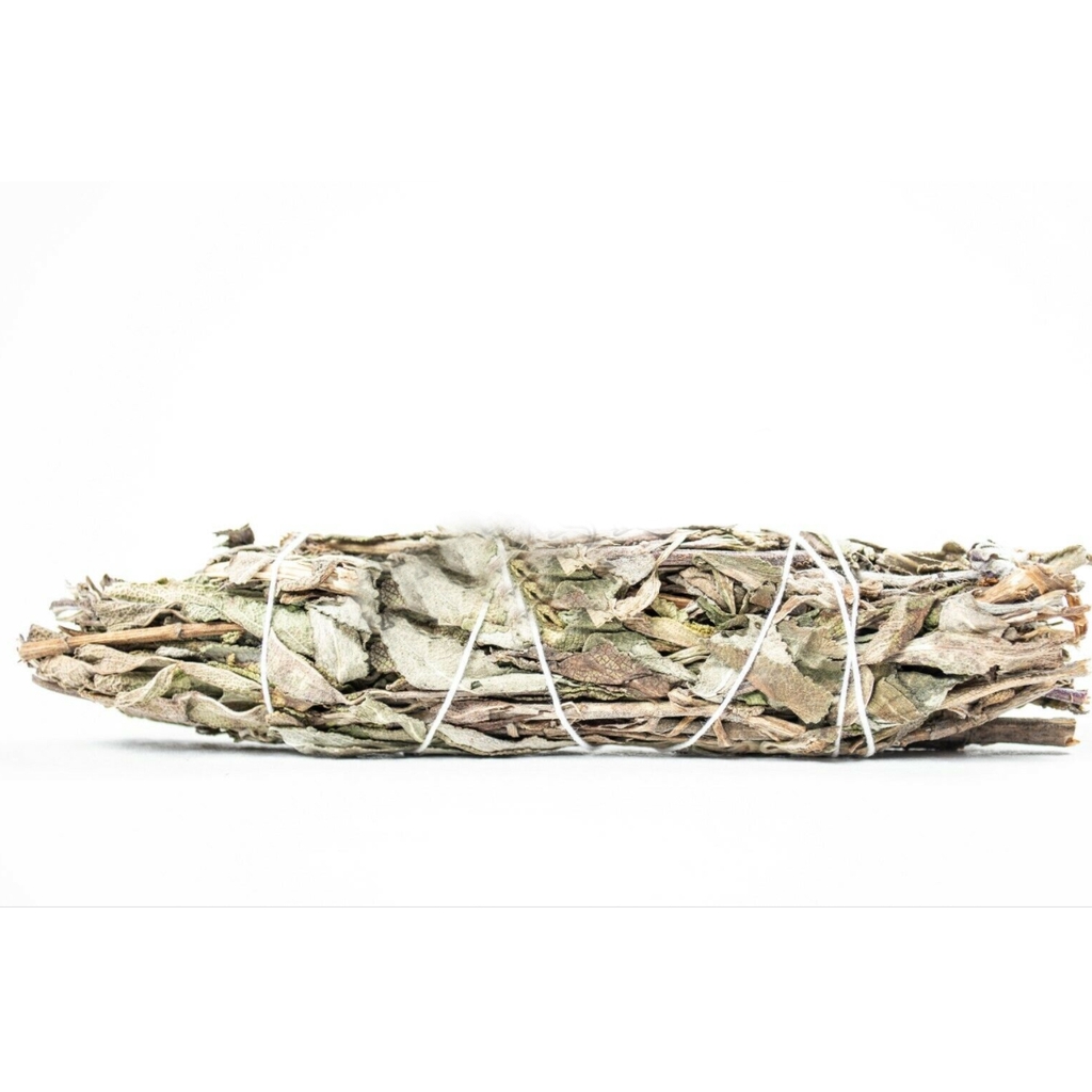 Bó lá xô thơm đen Sage Mugwort - Black Sage Smudge Incense 4"-5" Bundle
