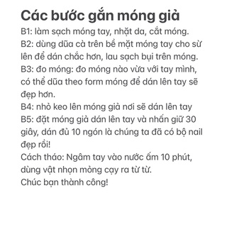 M06 - Móng tay giả thiết kế bộ 24 móng