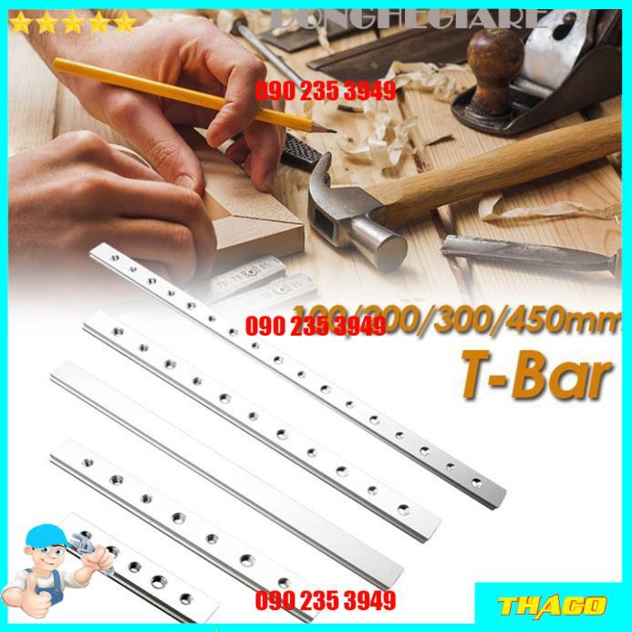 Thanh ray trượt bàn cưa bằng Nhôm ( 40-60-80-100-120cm ) đồ làm mộc chế máy phay máy cưa bàn DCG