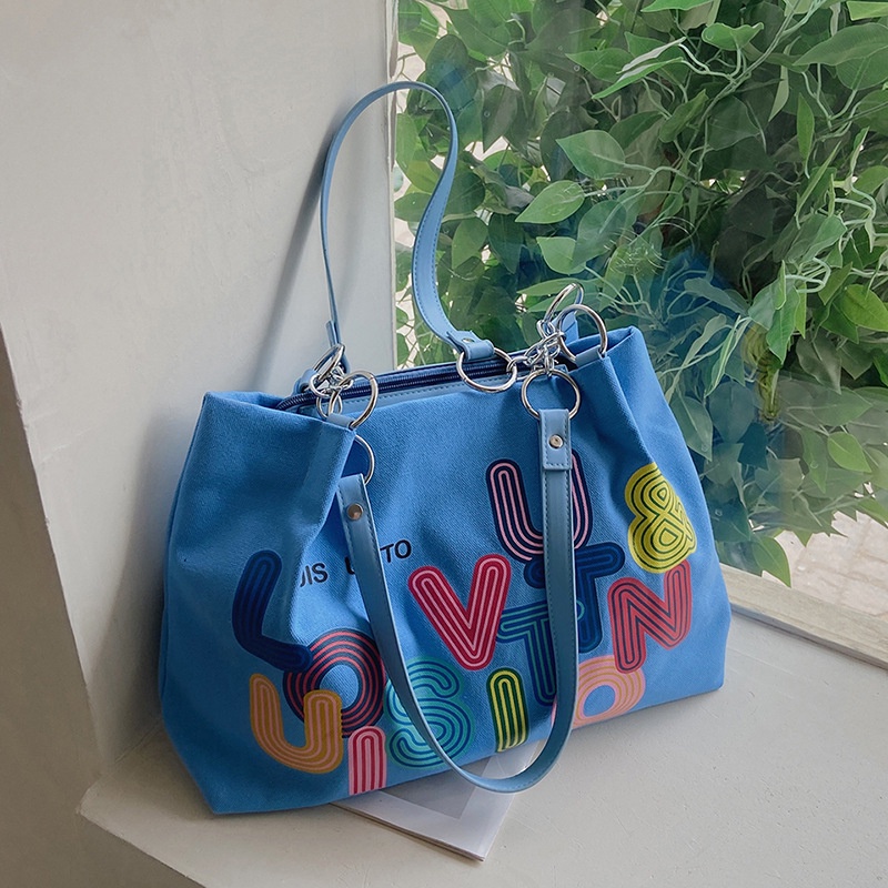 Túi Xách Nữ Vải Bạt Thời Trang Hàn Hàn Quốc Mùa Hè 2022