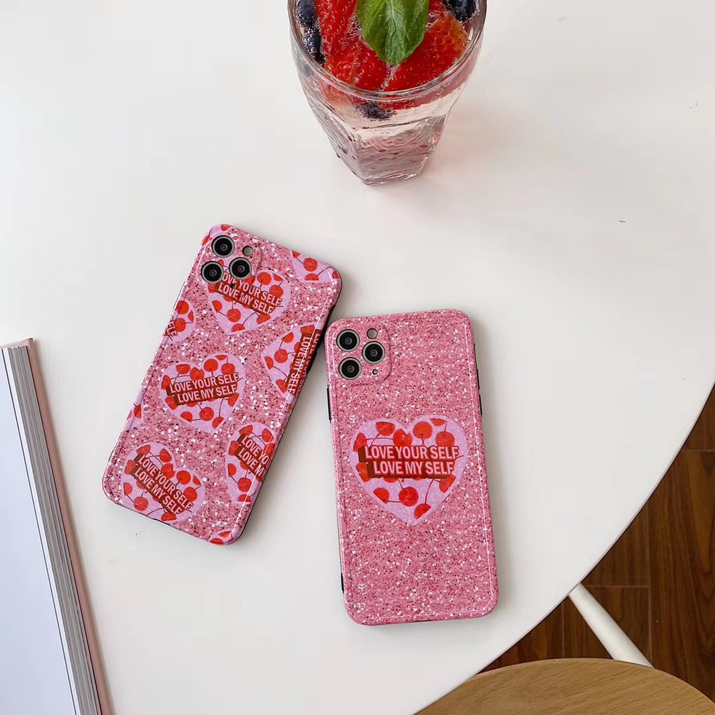 Girly pink love Ốp điện thoại dành cho iPhone11 11Promax 7Plus 7 8 8+ X XR XSmax SE2020 Ốp lưng Ốp Iphone  Ốp mềm mại vỏ điện thoại Ốp | BigBuy360 - bigbuy360.vn