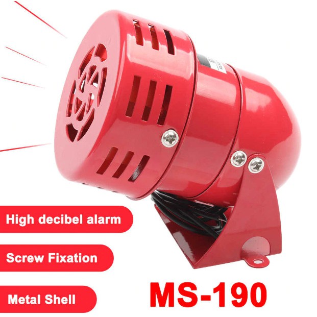 Còi báo động MS-190/220V AC ( Chống Trộm - Báo Cháy )