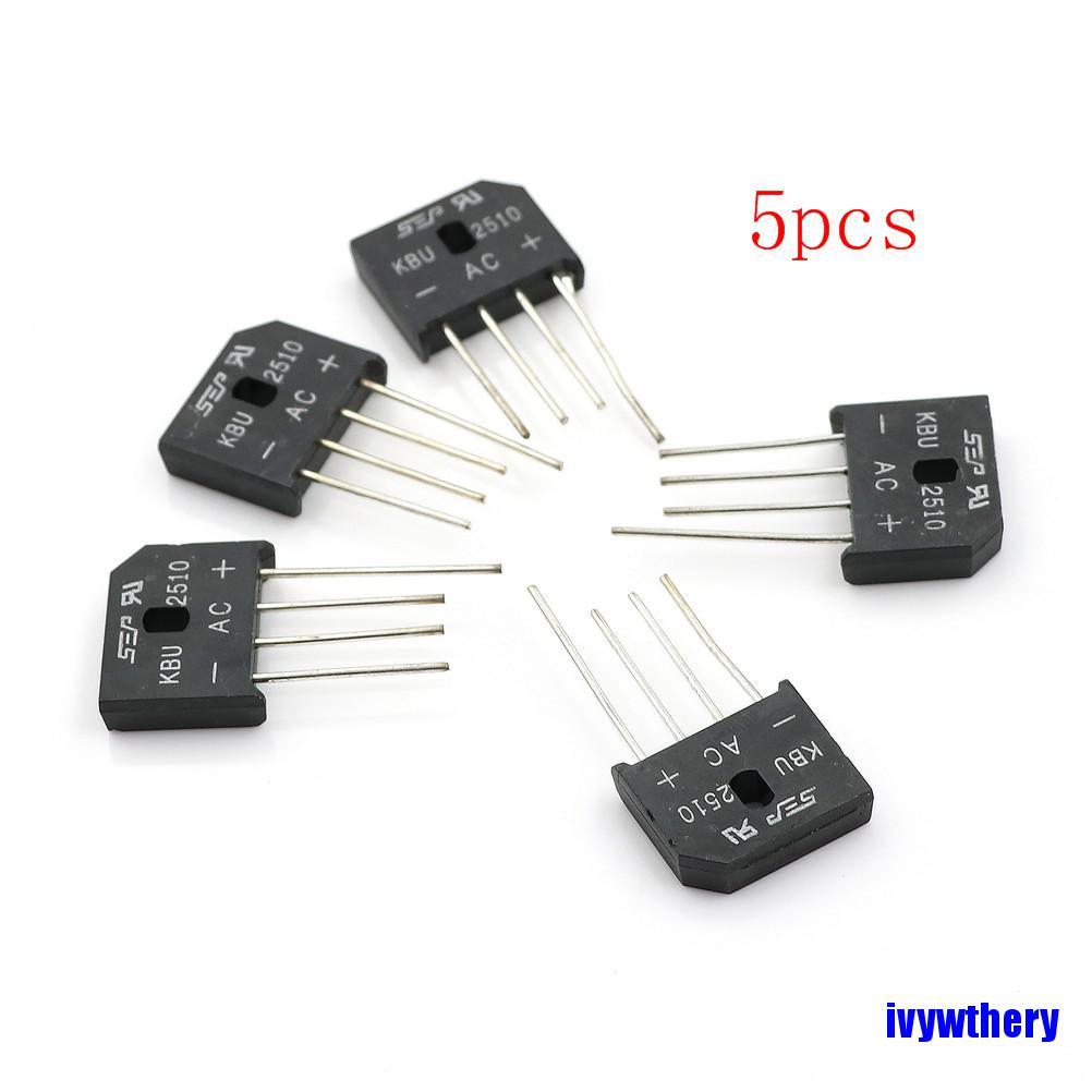 [COD]5Pcs 25A 1000V Diode Bridge Rectifier KBU2510