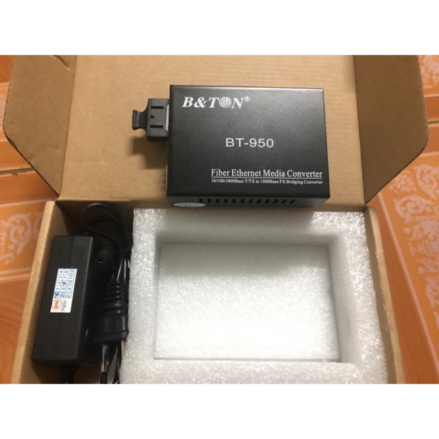 Converter quang 1GB 2 sợi quang 20Km BTON