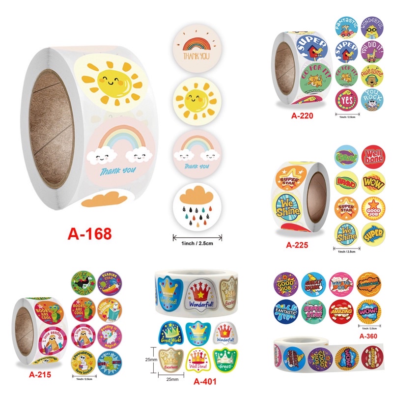 Cuộn 500 nhãn dán sticker link 2