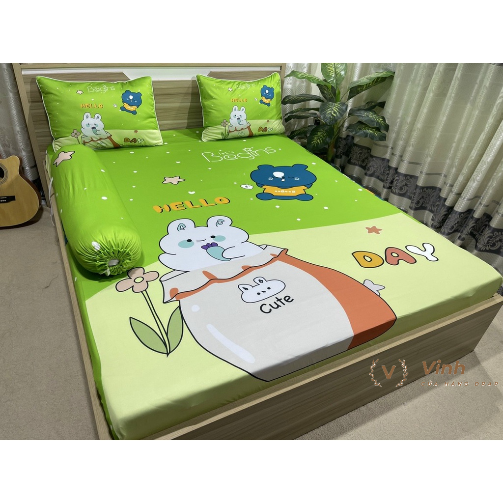 Bộ Drap Thun Ý 5D