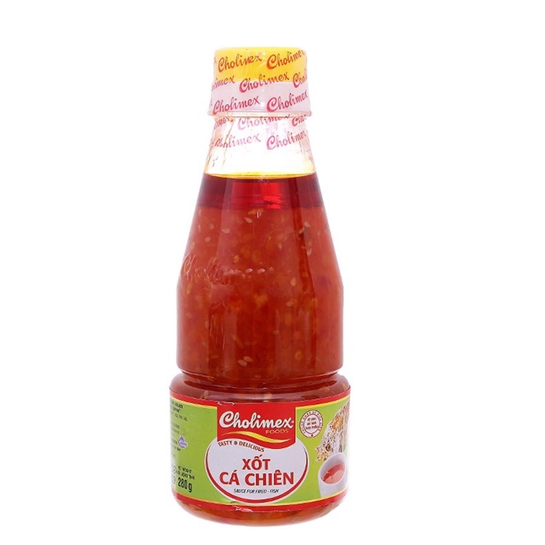 BỘ 2 CHAI XỐT CÁ CHIÊN ĂN LIỀN CHOLIMEX 280G/CHAI