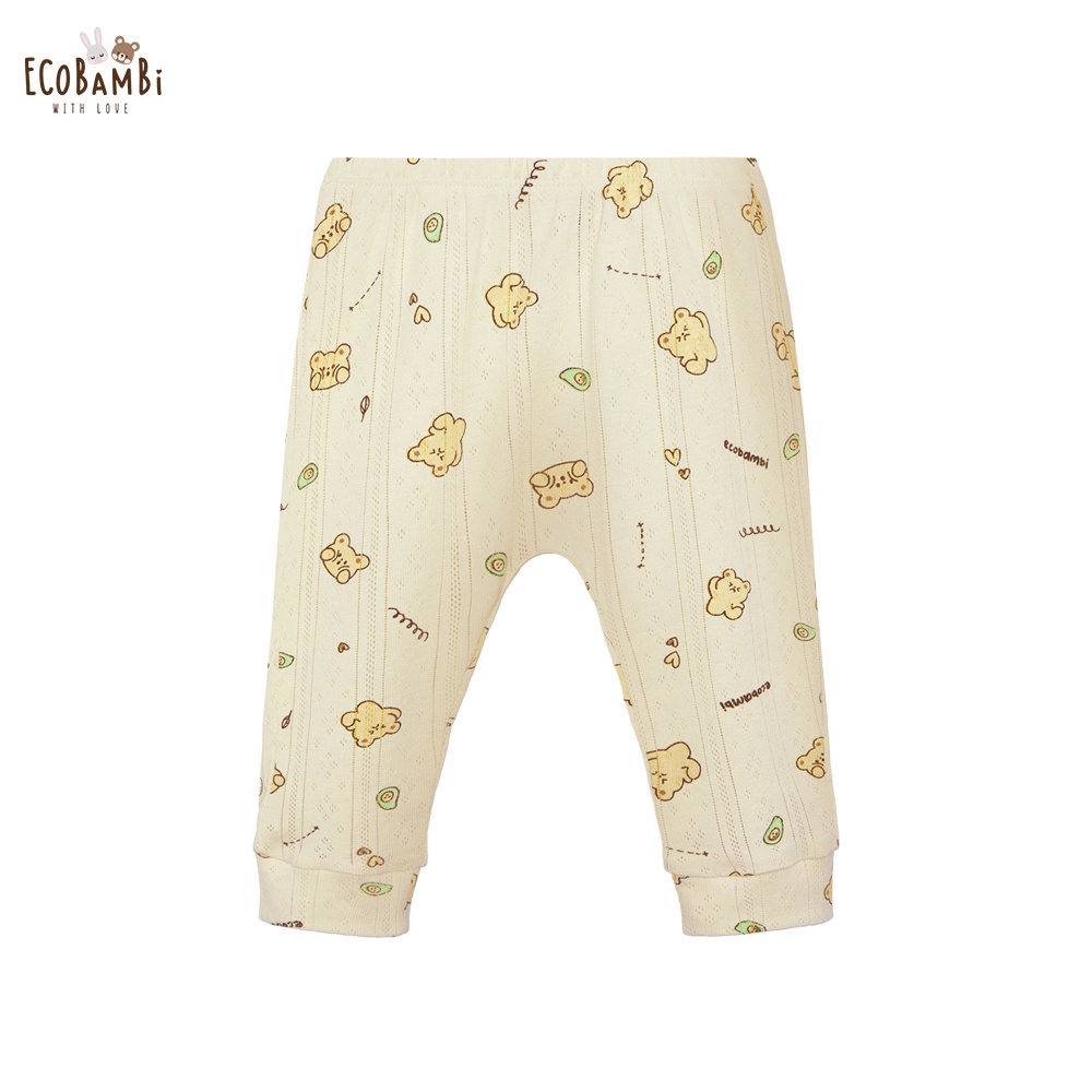 Quần thun unisex cho bé Ecobambi