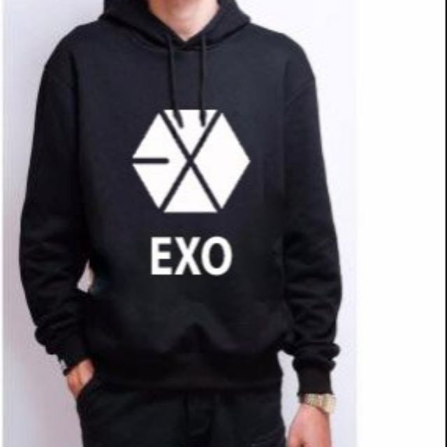 [CÓ ẢNH THẬT]Áo hoodie EXO nam nữ đều mặc được