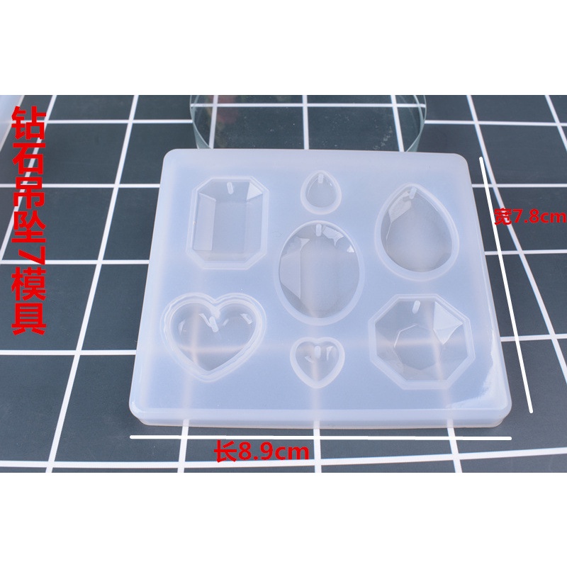 Khuôn silicone làm trang sức handmade, đổ keo epoxy resin các loại