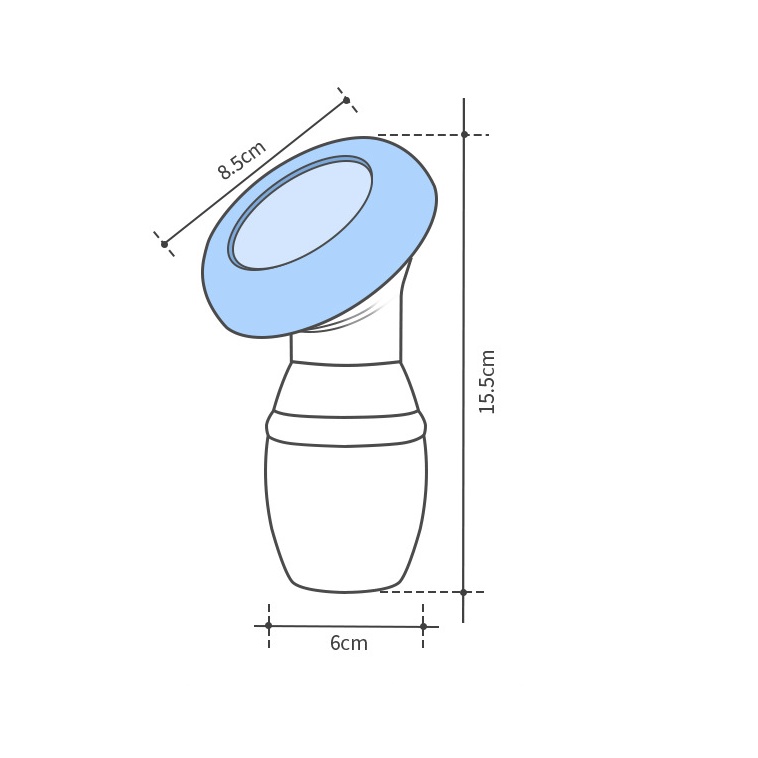Dụng Cụ Bơm Hút Sữa Bằng Silicone Chống Tràn Tiện Dụng Cho Phụ Nữ Mang Thai