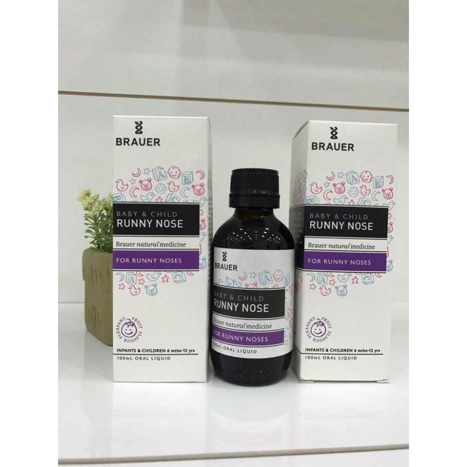 Brauer Runny Nose Baby & Child 100ml hàng Úc