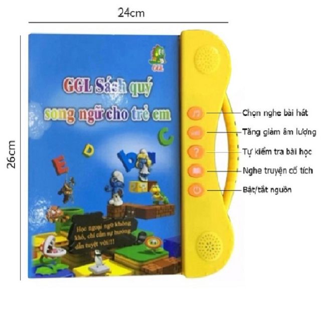 Đồ chơi cho bé 🎨FREESHIP️🎨 Sách quý song ngữ cho bé tập nói - Giúp Bé Học Tốt Toán - Tiếng Việt - Tiếng Anh [DO CHOI]