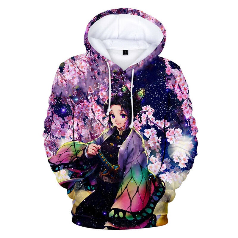 Áo Khoác Hoodie In Hình Anime Demon Slayer: Kimetsu no Yaiba