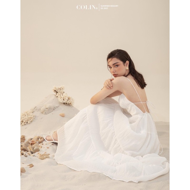 Đầm maxi Lyn 2 dây hở lưng full 4 màu