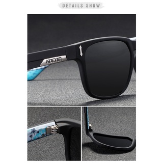 [Polarized] Kính râm phân cực Kdeam - Njord - Đỏ đen