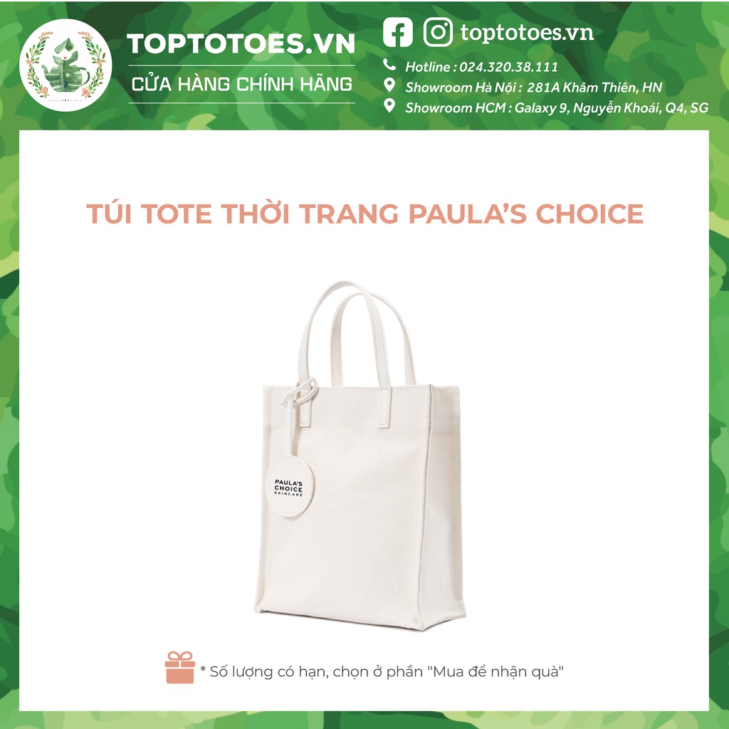 Túi Tote thời trang &amp; Bông tẩy trang Paula’s Choice [QUÀ TẶNG KÈM ĐƠN HÀNG]