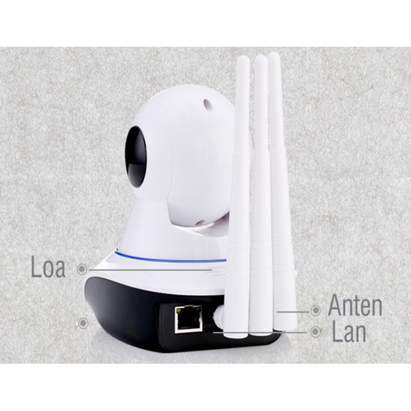 camera yoose 3 râu quay 360 độ + tặng thẻ nhớ 128gb - tích hợp đàm thoại 2 chiều - phát hiện chuyển động, chống trộm | BigBuy360 - bigbuy360.vn