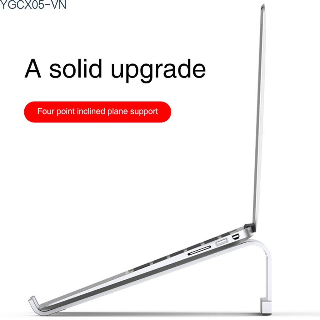 Giá Đỡ Laptop / Máy Tính Bảng Bằng Nhôm Có Thể Điều Chỉnh Kích Thước 11x17inch | BigBuy360 - bigbuy360.vn
