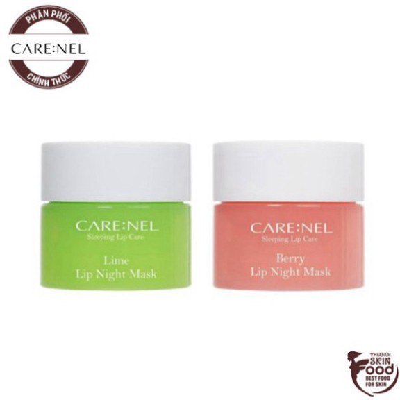 [Mini 5g] Mặt Nạ Ngủ Môi Carenel Berry Lip Night Mask 5g A89