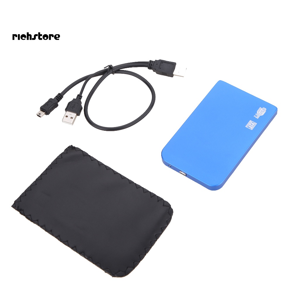 Hộp Đựng Ổ Cứng Ngoài Xdnccx USB 2.0 Siêu Mỏng Cho 2.5 Inch SATA HDD SSD | BigBuy360 - bigbuy360.vn