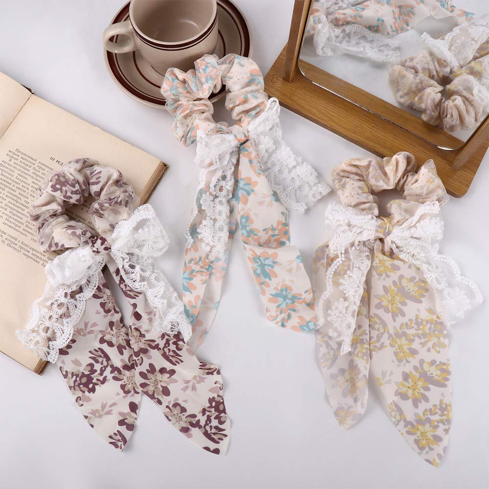 Dây Buộc Tóc Màu Sắc Xinh Xắn Phong Cách Hàn Quốc Cho Nữ