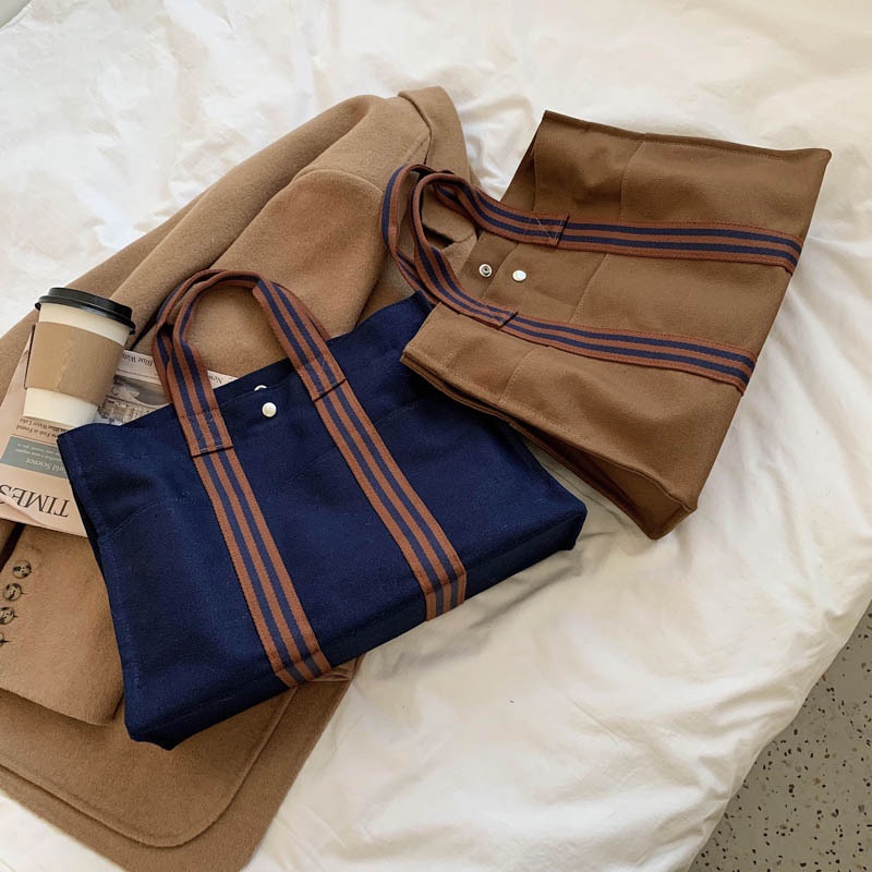 IELGY large capacity canvas ladies storage diagonal bag