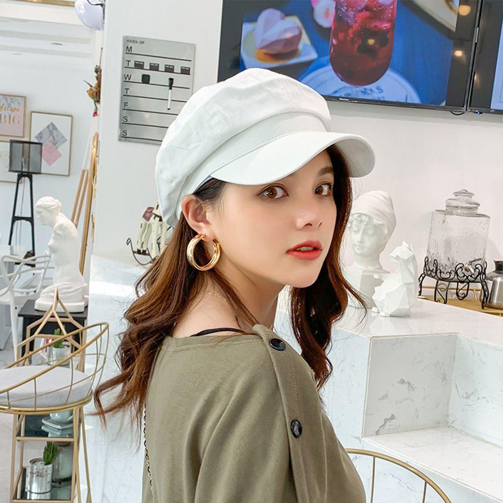 Mũ Vải Cotton Lanh Thoải Mái Phong Cách Hàn Quốc Cho Nữ