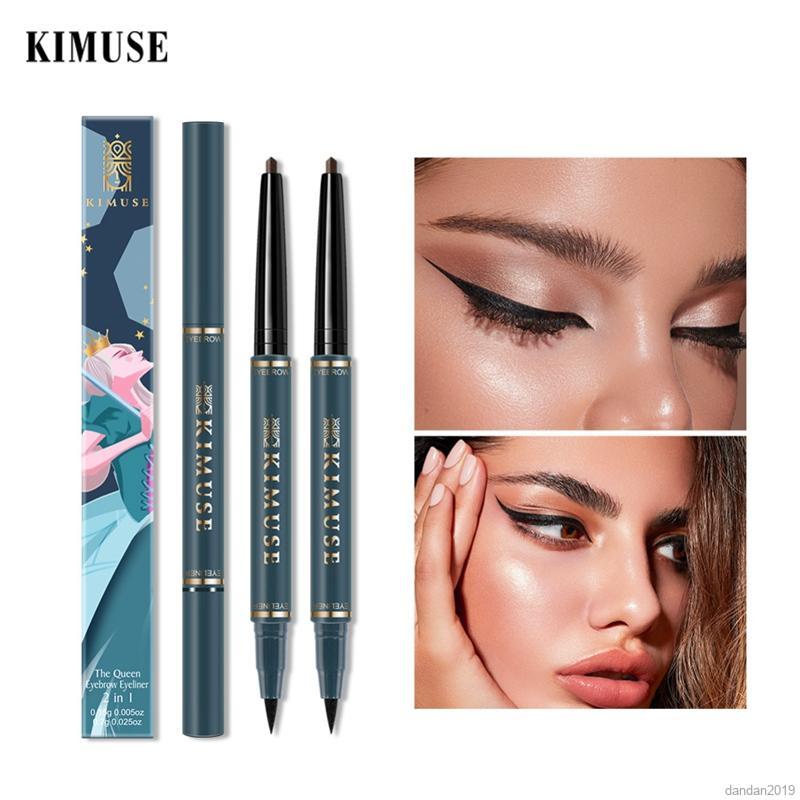 Bút Kẻ Lông Mày Kiêm Bút Kẻ Mắt Dạng Lỏng KIMUSE 2 Trong 1 Mềm Mượt Chống Thấm Nước Lâu Trôi | BigBuy360 - bigbuy360.vn