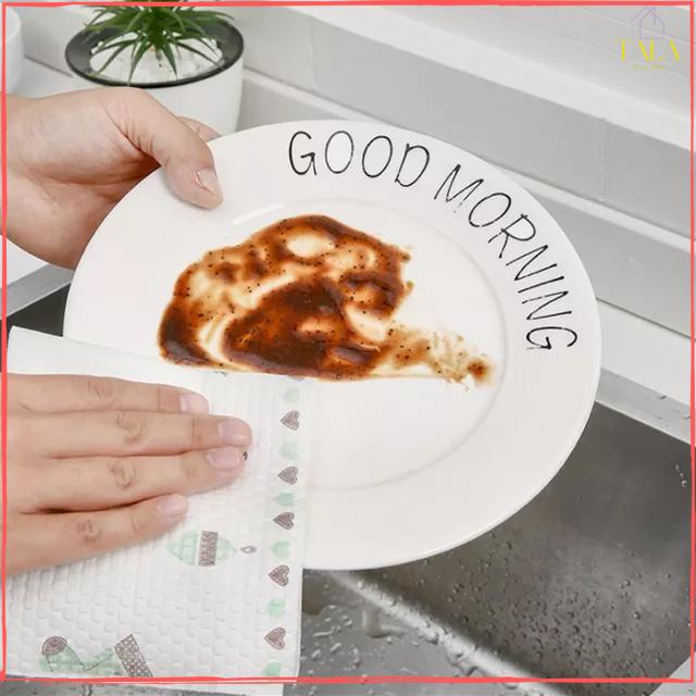 GIấy Lau 50 Tờ  Lau Thấm Đa Năng, Siêu Thấm, Siêu Sạch, Dễ Lau Chùi Vô Cùng