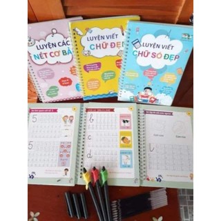 Combo 3 quyển luyện viết cho bé