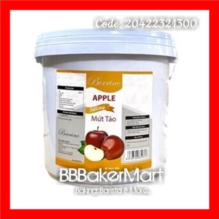Mứt nhân có xác filling táo berrino - xô 4.5kg