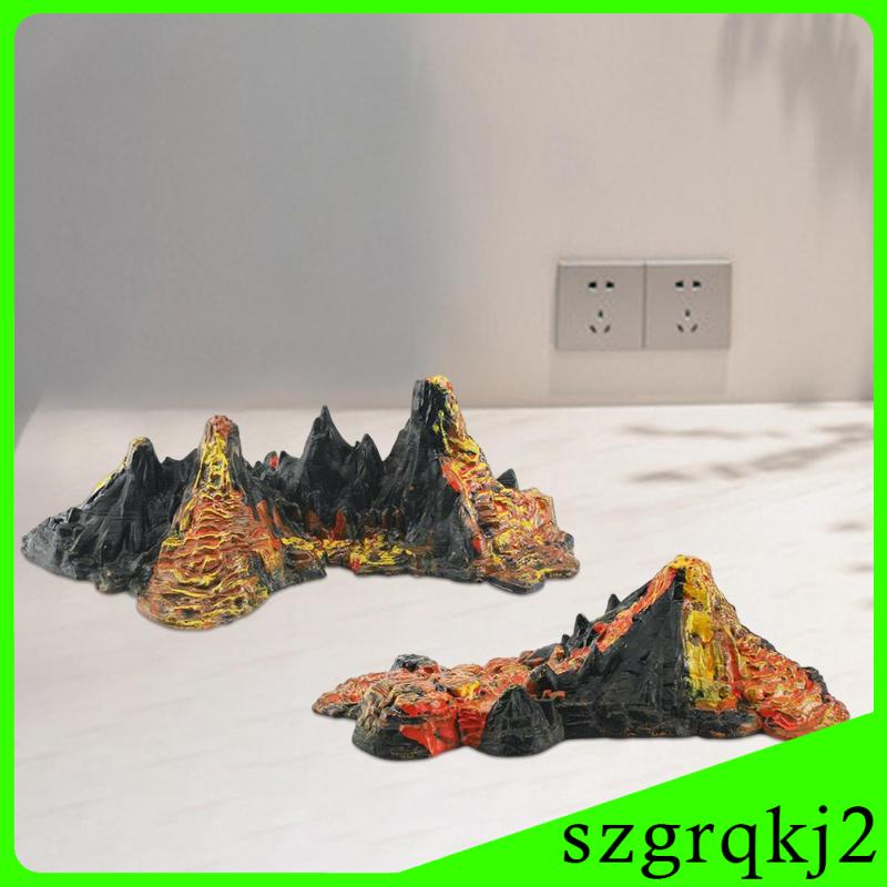 Mô Hình Phong Cảnh Núi Lửa Phun Trào Sống Động Trang Trí Cho Bé 7-14 Tuổi