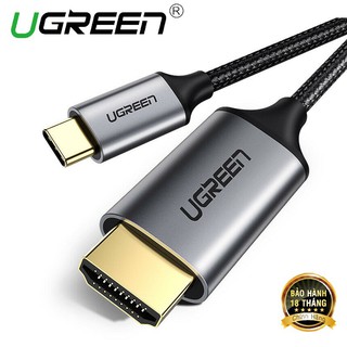 Cáp chuyển USB C to HDMI dài 1.5m Ugreen 50570 Cao Cấp (hỗ trợ 4K 2K) - Hàng Chính Hãng