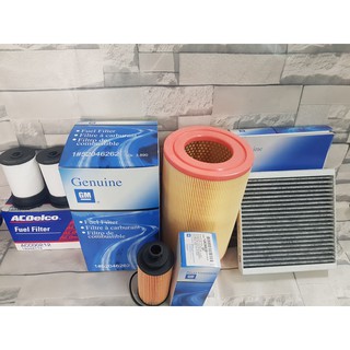 4 sản phẩm lọc nhớt, lọc gió điều hòa, lọc gió động cơ, lọc nhiên liệu cho xe Chevrolet Colorado, Trailblazer