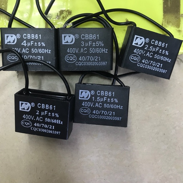 10 Tụ Quạt các loại