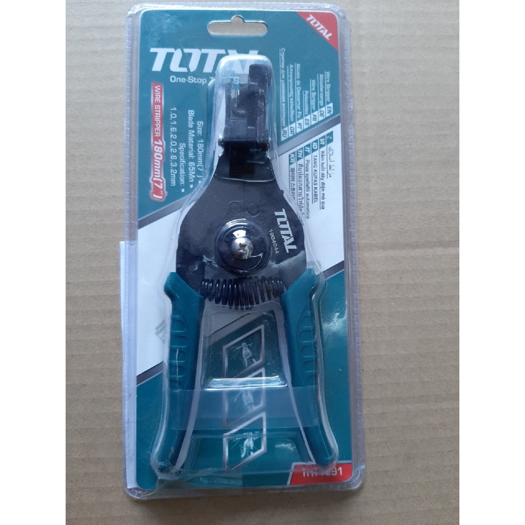Kềm tuốt dây điện 180mm/9'' Total THT1591