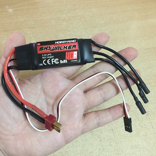 Mạch điều tốc hobbywing skywaler 40a cao cấp để chế máy bay su27 f22 su30 f35
