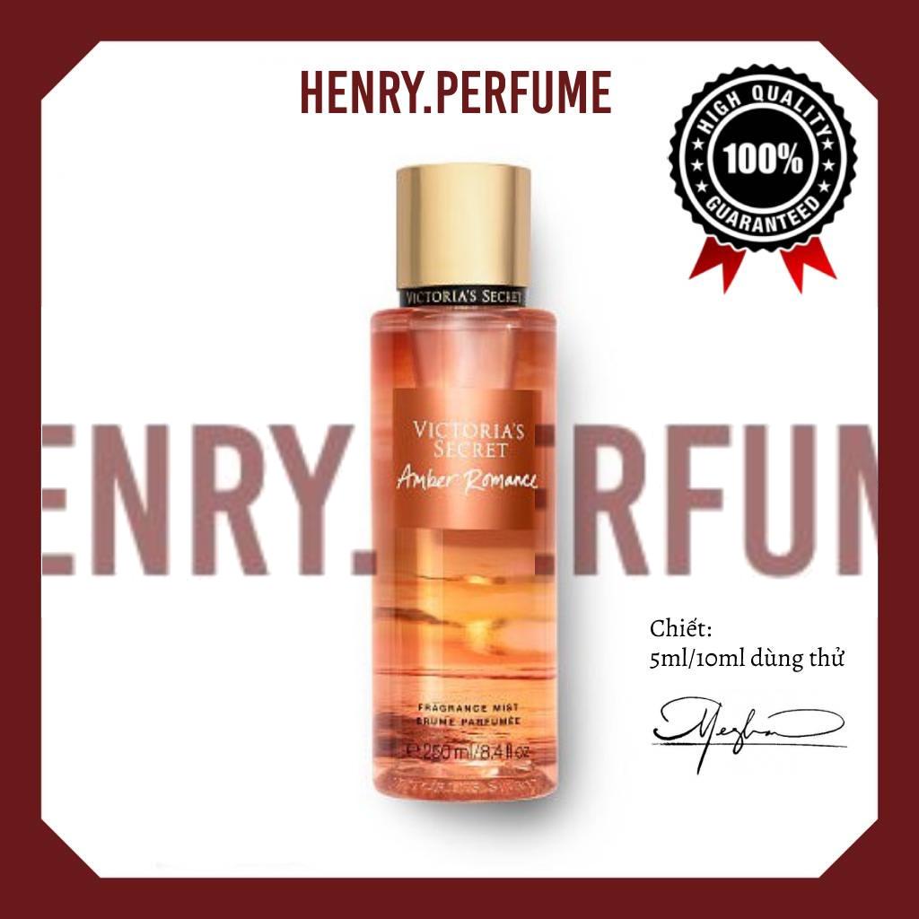 ⓟ Xịt Thơm Body Mist Victoria’s Secret - AMBER ROMANCE (30ml-50ml-100ml- 250ml)